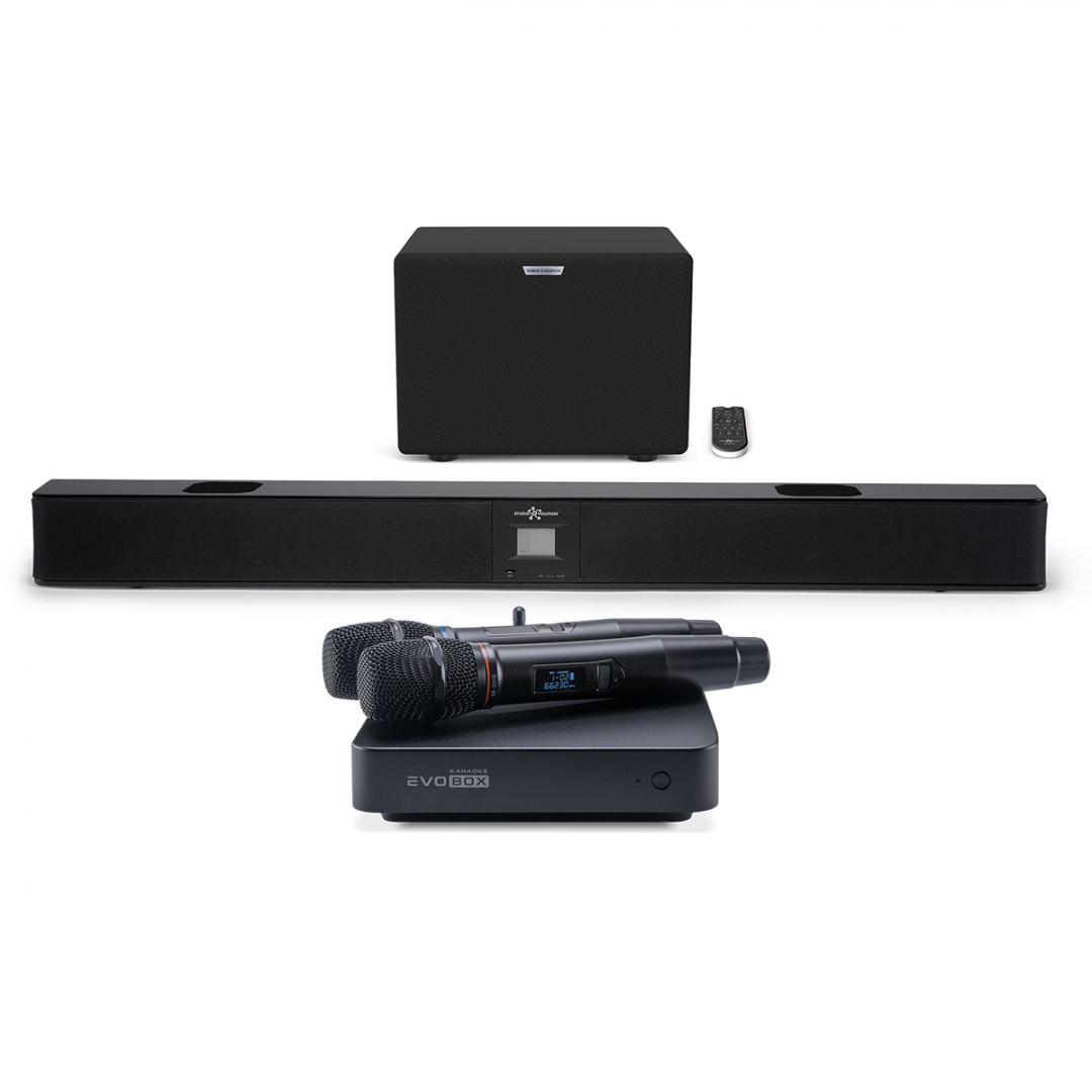 караоке-комплект EVOBOX Plus + EvoSound Bar (саундбар с караоке) в Чусовом