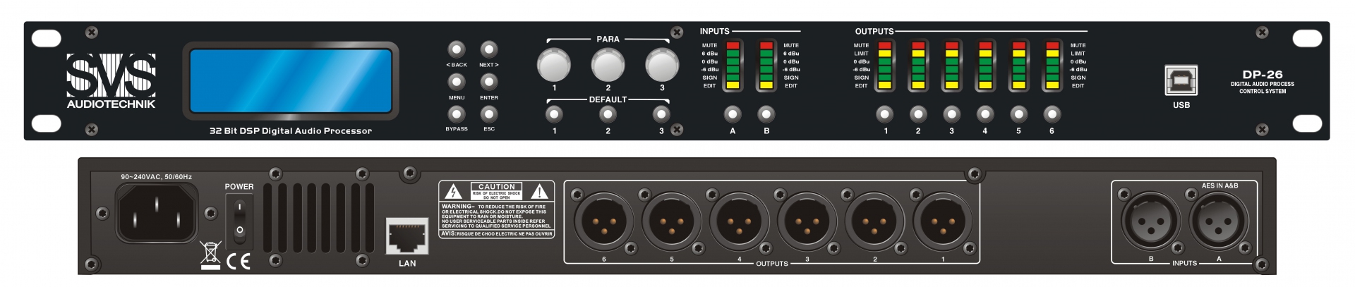 SVS Audiotechnik DP-26 Цифровой процессор: 2 входа 6 выходов в Чусовом