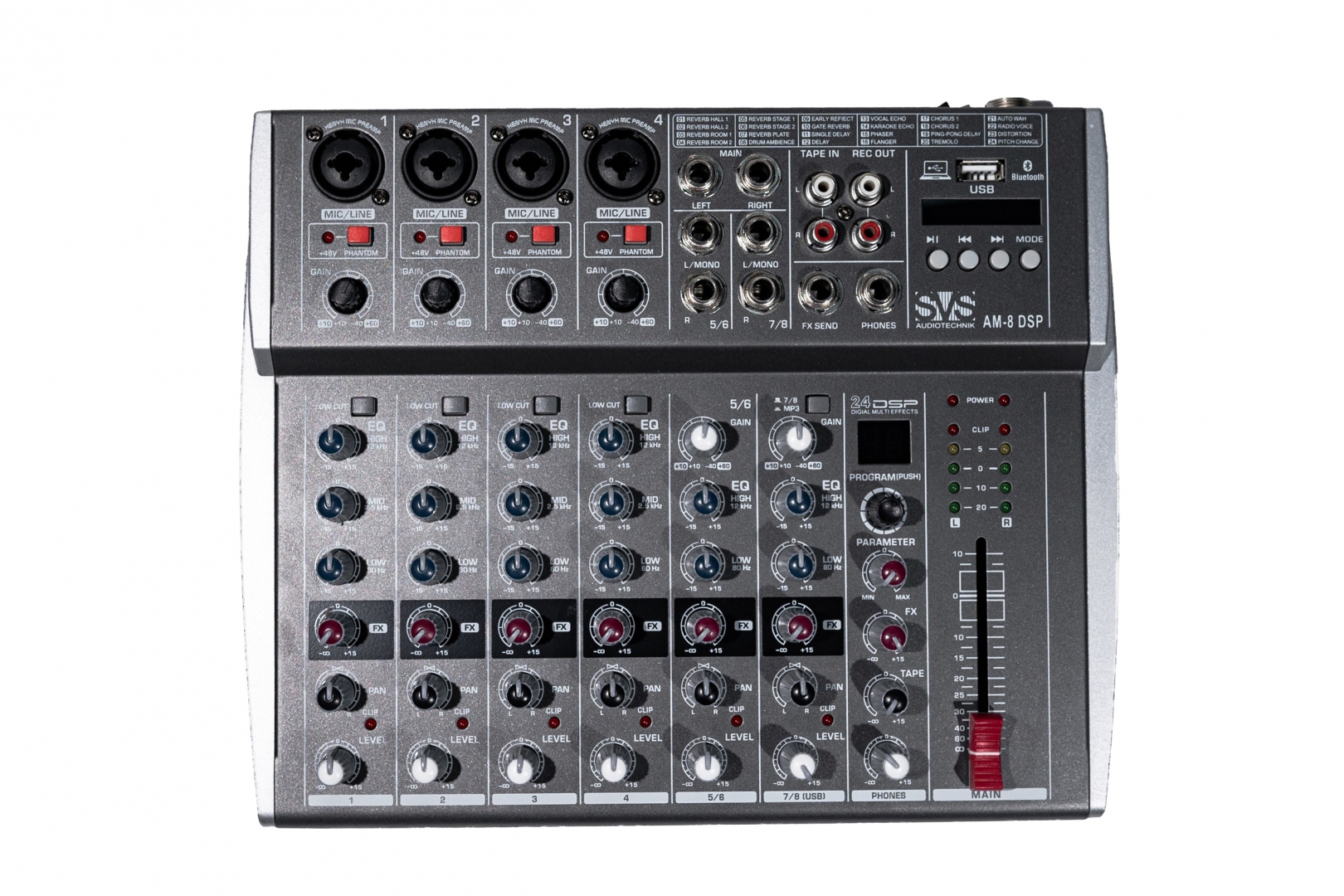 SVS Audiotechnik mixers AM-8 DSP Микшерный пульт аналоговый, 8-канальный в Чусовом